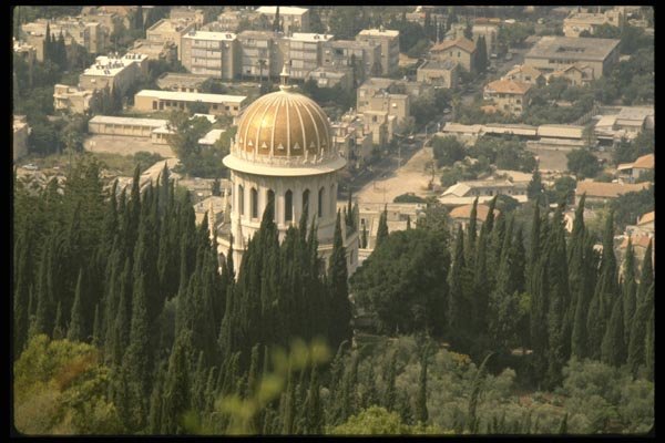 122061 Bahai Temple Beneath The Summit Of Mount Carmel, Haifa A4 Photo Print