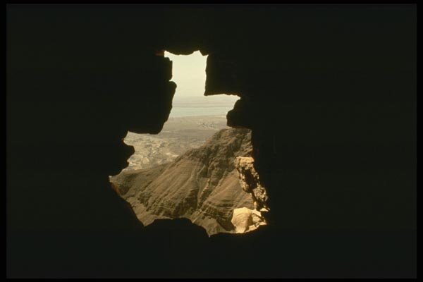 122096 View Of Dead Sea From Massada Fortification A4 Photo Print