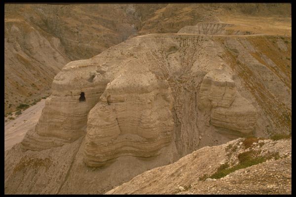 122098 Qumran Caves Where Dead Sea Scrolls Were Found, Dead Sea A4 Photo Print