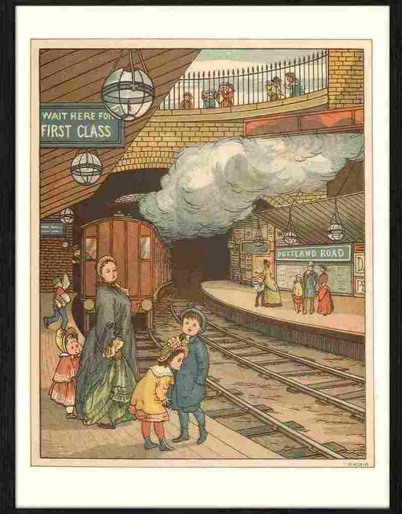 124 03 london underground Advert A4 Photo Print
