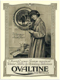 1241 19 03 Ovaltine Warmer Than Furs 1923 advert A4 Photo Print