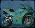 125 Mito 89 2 A4 Photo Print Motorbike Vintage Aged