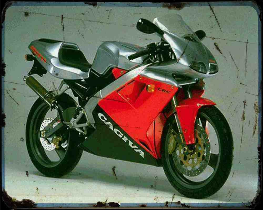 125 Mito 95 3 A4 Photo Print Motorbike Vintage Aged
