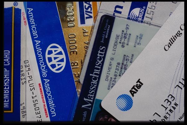 125004 Credit Cards A4 Photo Print