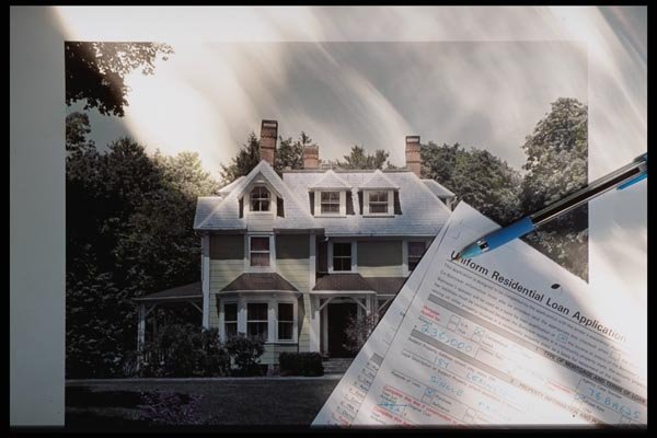 125006 Real Estate Loan Application A4 Photo Print