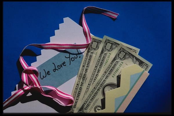 125012 Gift Of Money A4 Photo Print