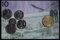 125058 Canadian Bills And Coins A4 Photo Print
