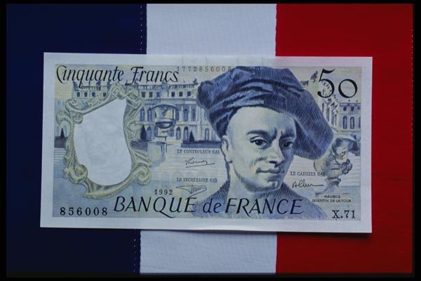 125070 French Bill On Flag A4 Photo Print