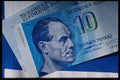 125077 Finland Mark On Flag A4 Photo Print