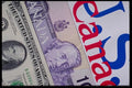 125087 Canadian And US Dollars A4 Photo Print