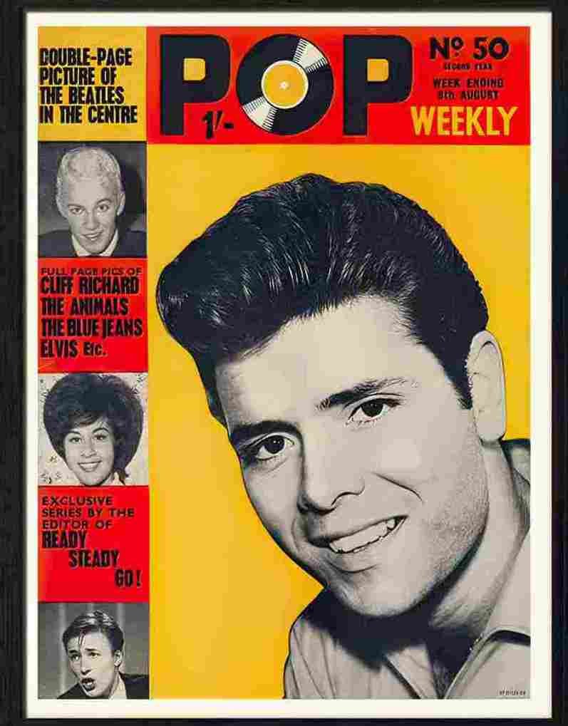 126 04 pop weekly cliff richard 1960s Advert A4 Photo Print