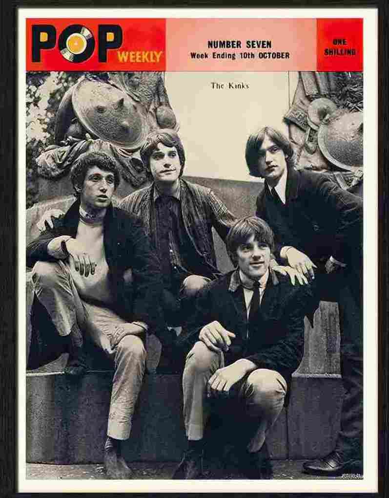 126 09 pop weekly the kinks 1960s Advert A4 Photo Print