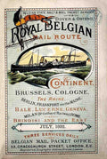 126 Royal Belgian Mail Route Vintage A4 Photo Print