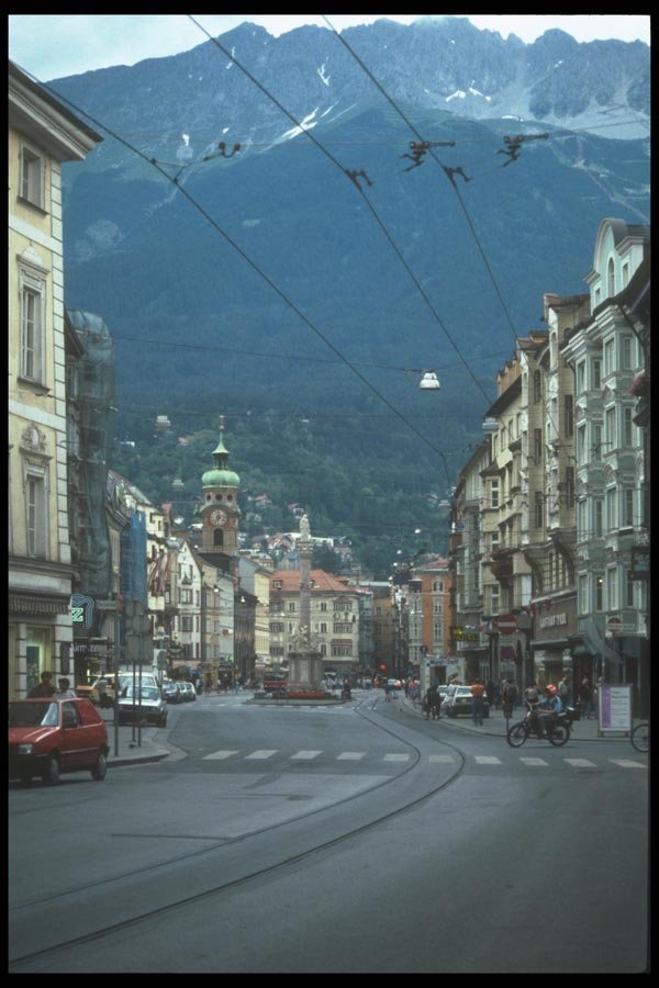 126004 Maria Theresien Street A4 Photo Print