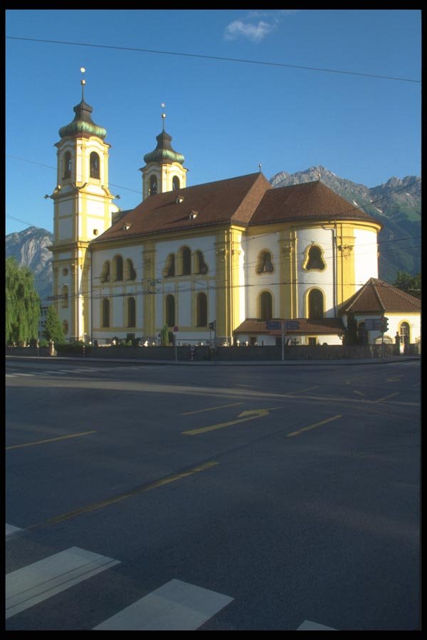126006 Basilica Wilten A4 Photo Print