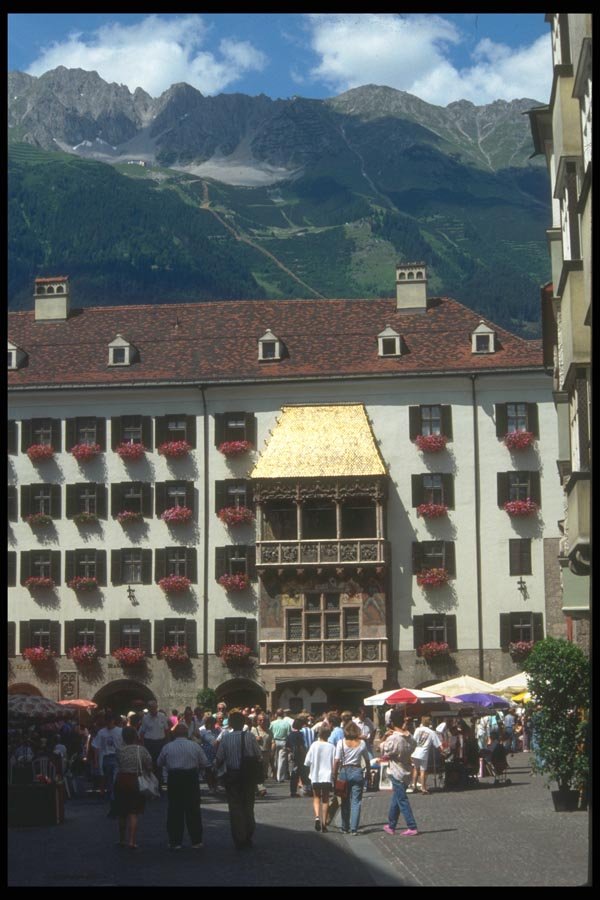 126012 The Goldenes Dachl (Golden Roof) A4 Photo Print