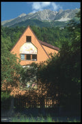 126026 Hostel At Base Of Karwendel Mountains 1 A4 Photo Print