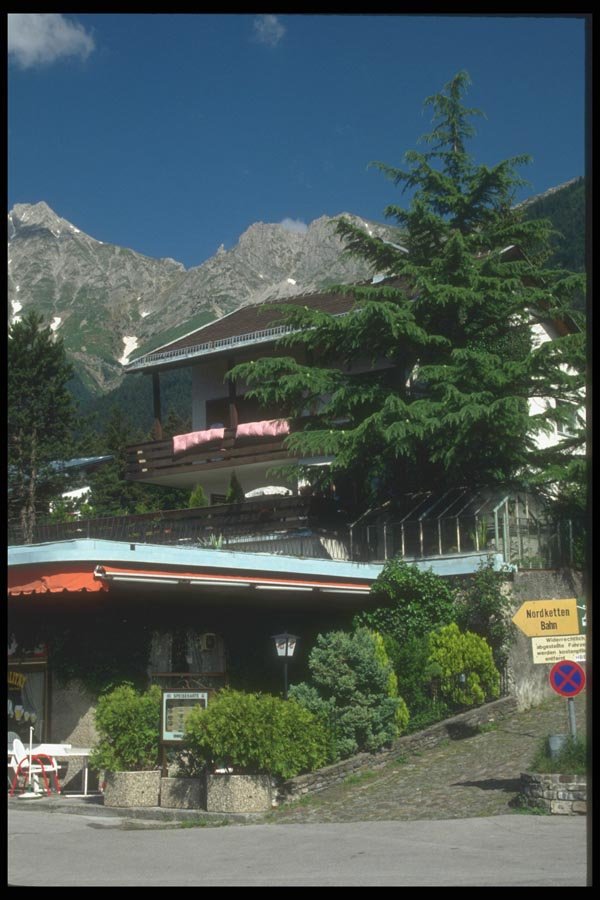 126027 Hostel At Base Of Karwendel Mountains 2 A4 Photo Print