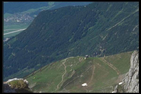 126036 Mountains Surrounding Innsbruck A4 Photo Print