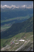 126037 Mountains Surrounding Innsbruck A4 Photo Print