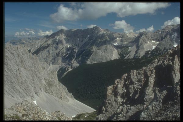 126042 Praxmarerkarsp Mountains A4 Photo Print