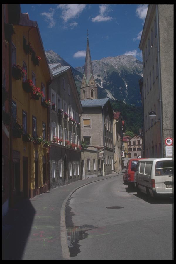 126048 Chapel On St. Nikolauss Street A4 Photo Print