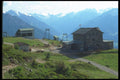 126056 Farm And Cable Car In The Mountains A4 Photo Print