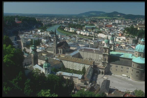 126089 Downtown From The Fort A4 Photo Print