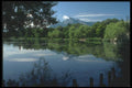 126095 Lake Near Leopoloskron Castle A4 Photo Print