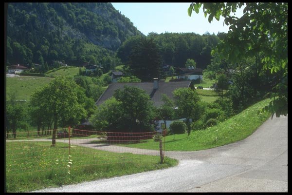 126098 Small Village In The Country A4 Photo Print