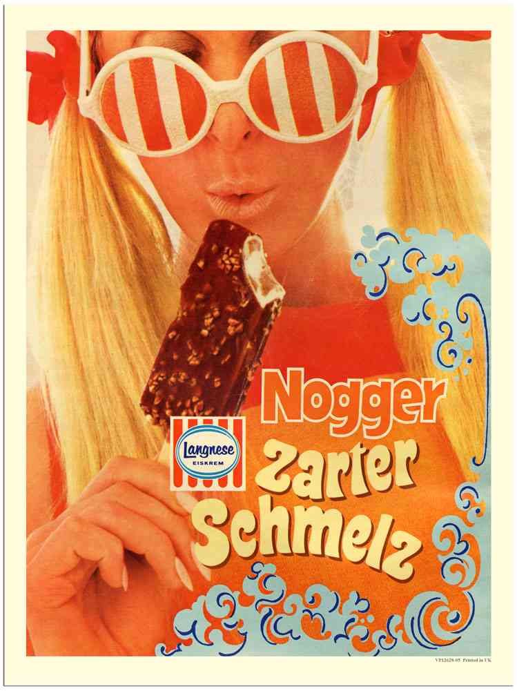 12628 05 Nogger Ice Cream 1960S advert A4 Photo Print