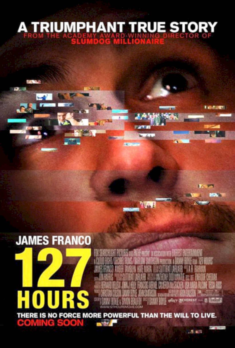 127 Hours Danny Vintage Retro Advert Poster A4 Photo Print