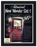 1272 admiral television set advert 1940s 2 Vintage Advert A4 Photo Print