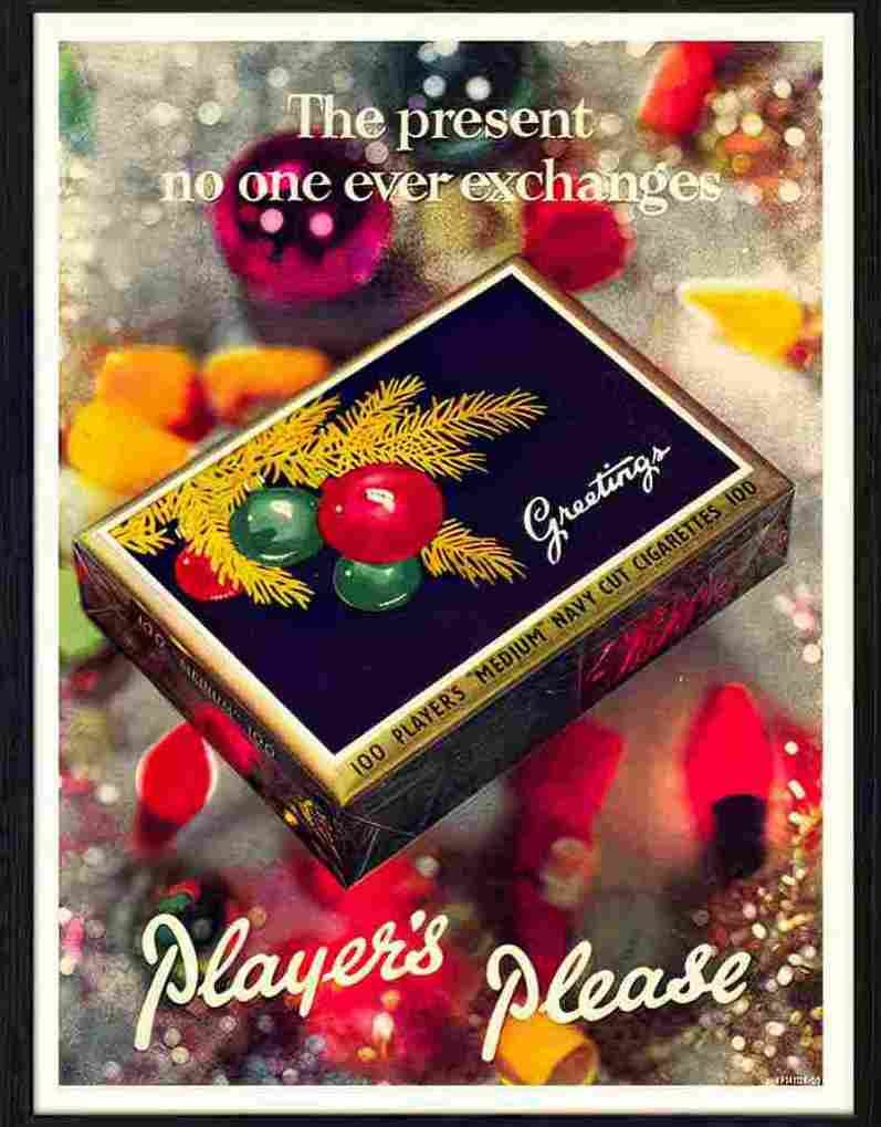 128 09 players christmas Advert A4 Photo Print