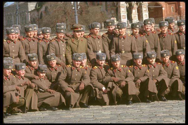 128001 Soldiers, Red Square, Moscow A4 Photo Print