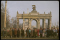 128006 Commuters At Bus Stop, Morning Rush Hour, Moscow A4 Photo Print
