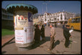 128054 Kiosk At Downtown Bus Stop, Tbilisi A4 Photo Print