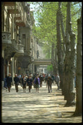 128056 Rustaveli Boulevard, Tbilisi A4 Photo Print