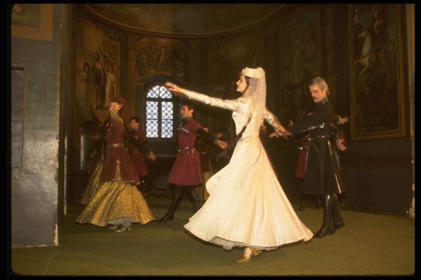 128066 Traditional Georgian Dancer A4 Photo Print