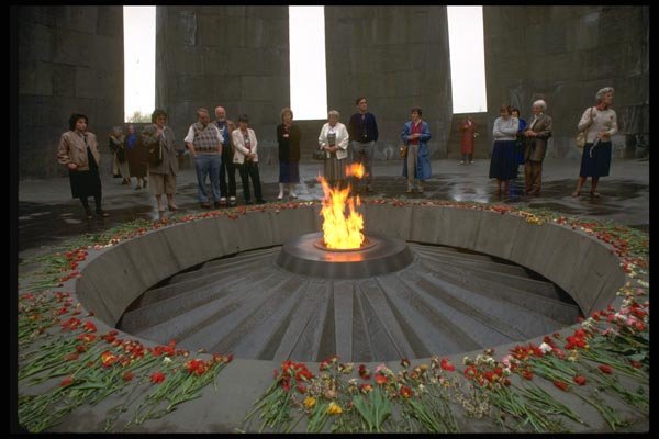 128075 Eternal Flame At The Genocide Memorial A4 Photo Print
