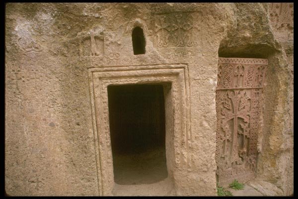 128088 Cave Chapel, Holy Lance Church, Gegard A4 Photo Print