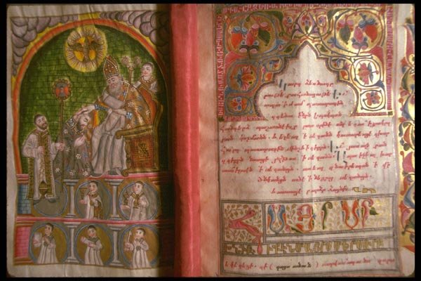 128092 Ancient Bible A4 Photo Print