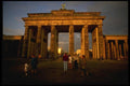129002 View From West To East Through The Brandenburg Gate A4 Photo Print