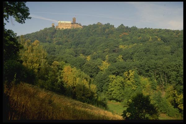 129042 Wartburg Castle, Above Eisenbach A4 Photo Print