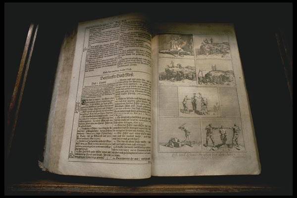 129047 Luther Bible Early Translation A4 Photo Print
