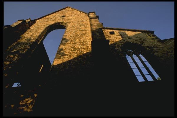 129065 Barfu Church Ruins, Erfurt A4 Photo Print