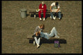 129067 Town Square Benches, Wittenberg A4 Photo Print