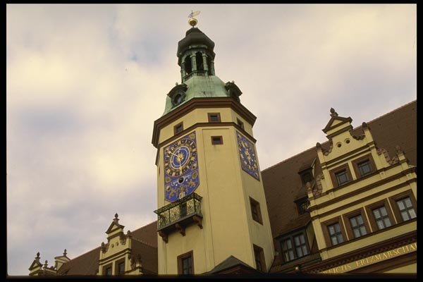 129079 Leipzig's Renovated City Hall A4 Photo Print