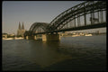 129080 Rhine River Bridge, Cologne A4 Photo Print