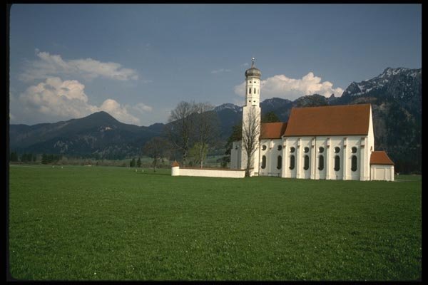 129083 Bavarian Church, Ettal A4 Photo Print